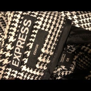 Houndstooth boot style dress pants